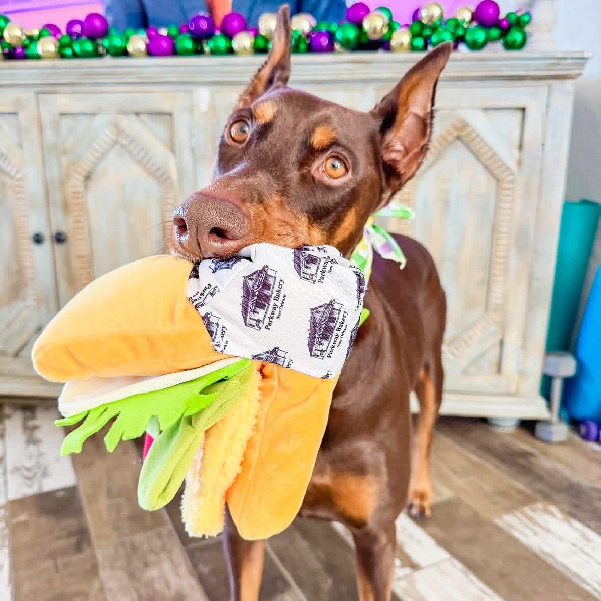 Parkway Poboy Dog Toy