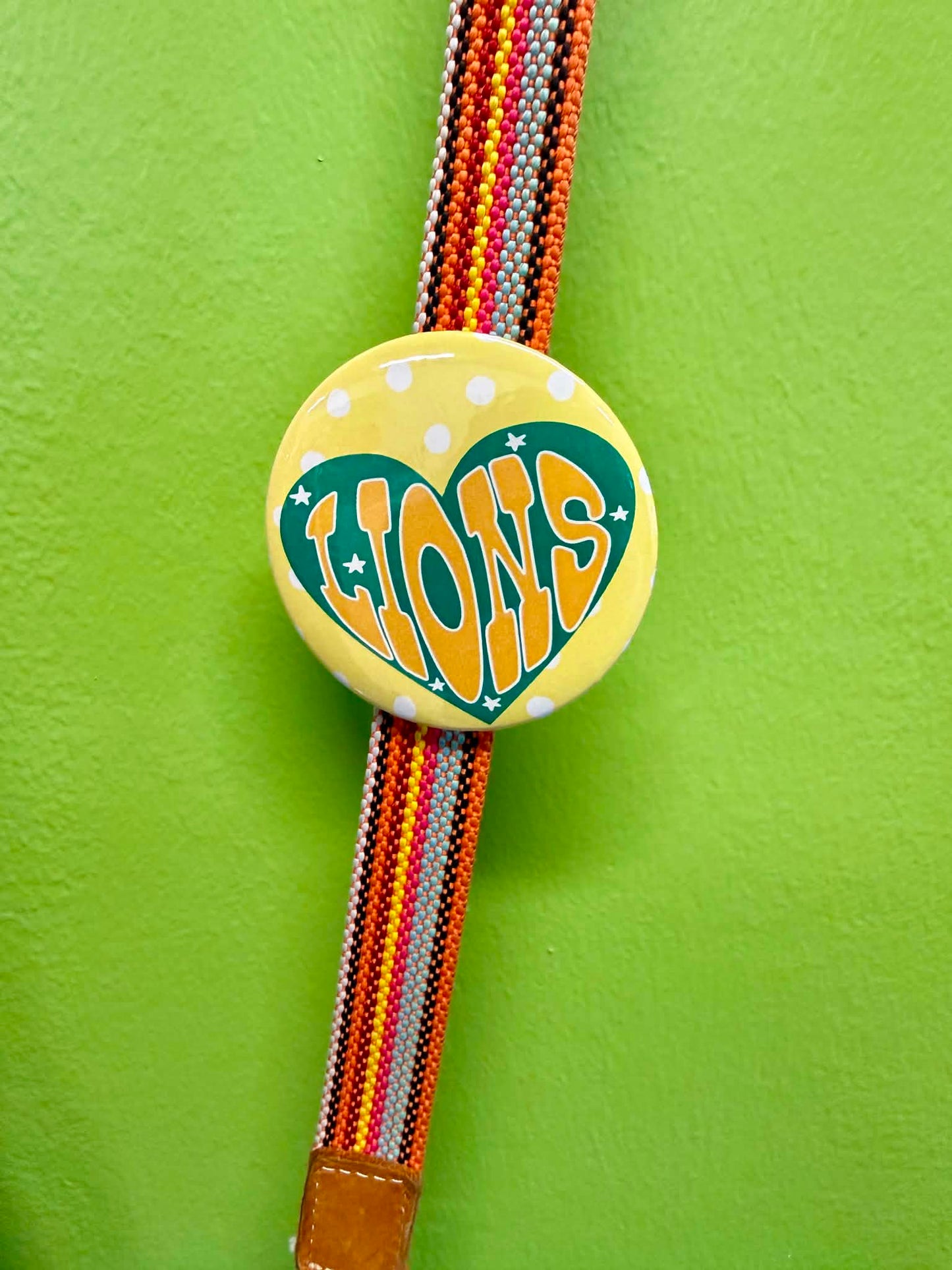 Lions Heart Button