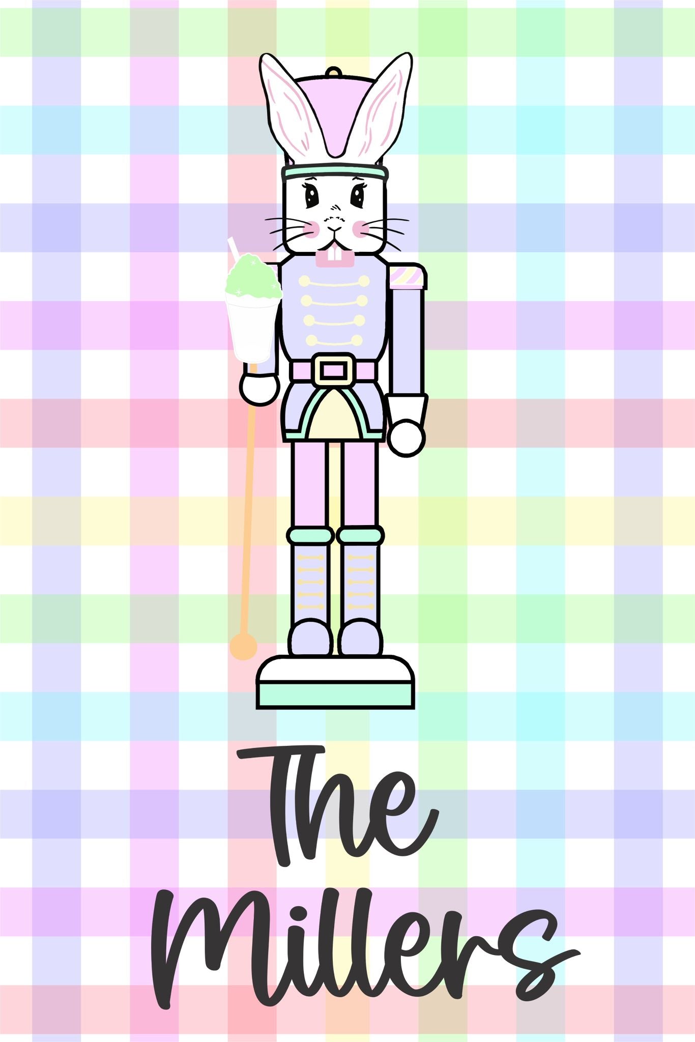 Custom Easter Nutcracker Flag