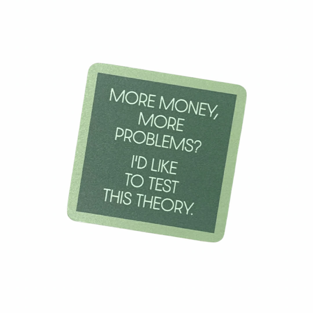 More Money Funny Coaster