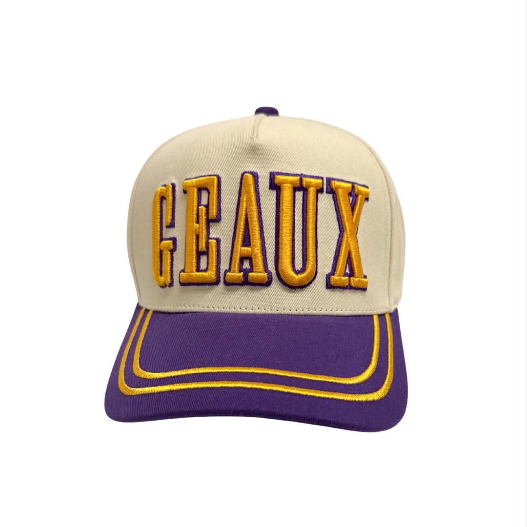 Geaux Embroidered Baseball Hat