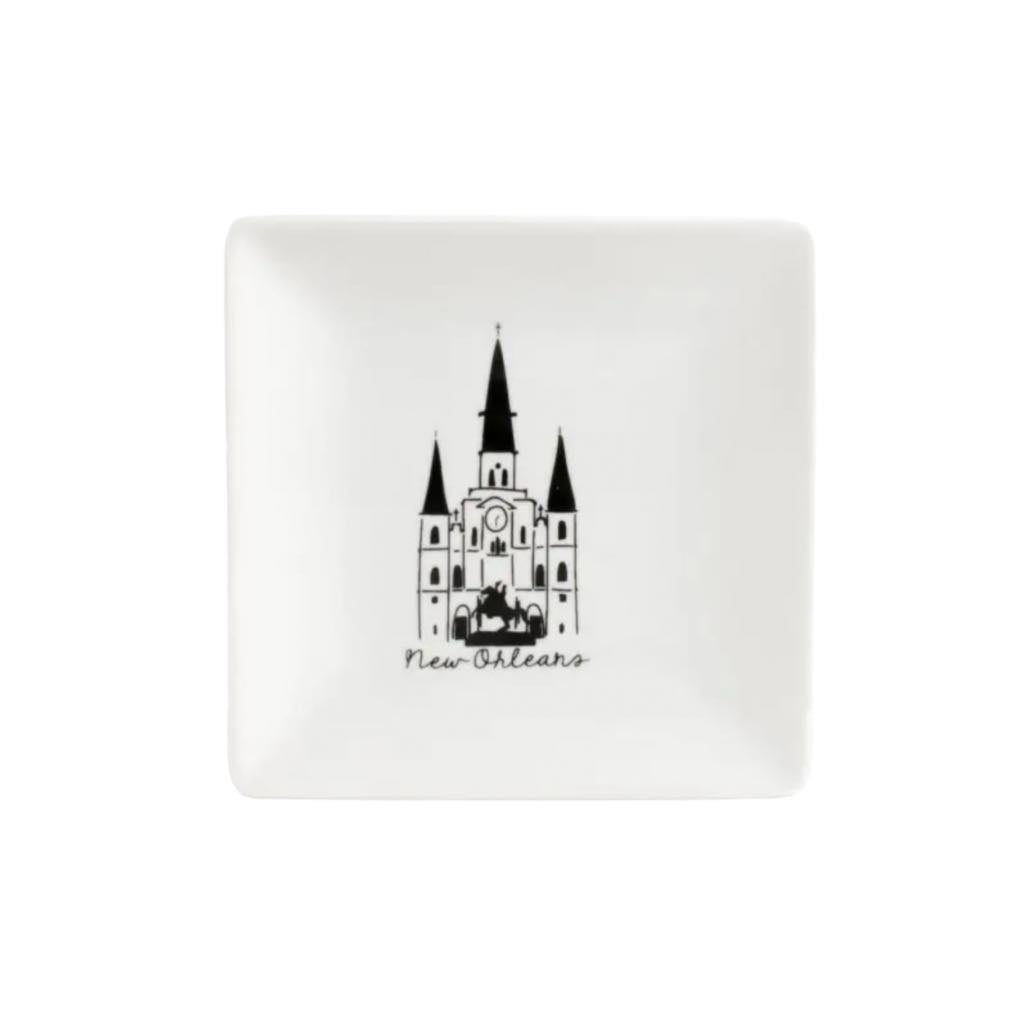 Square Cathedral Trinket Tray
