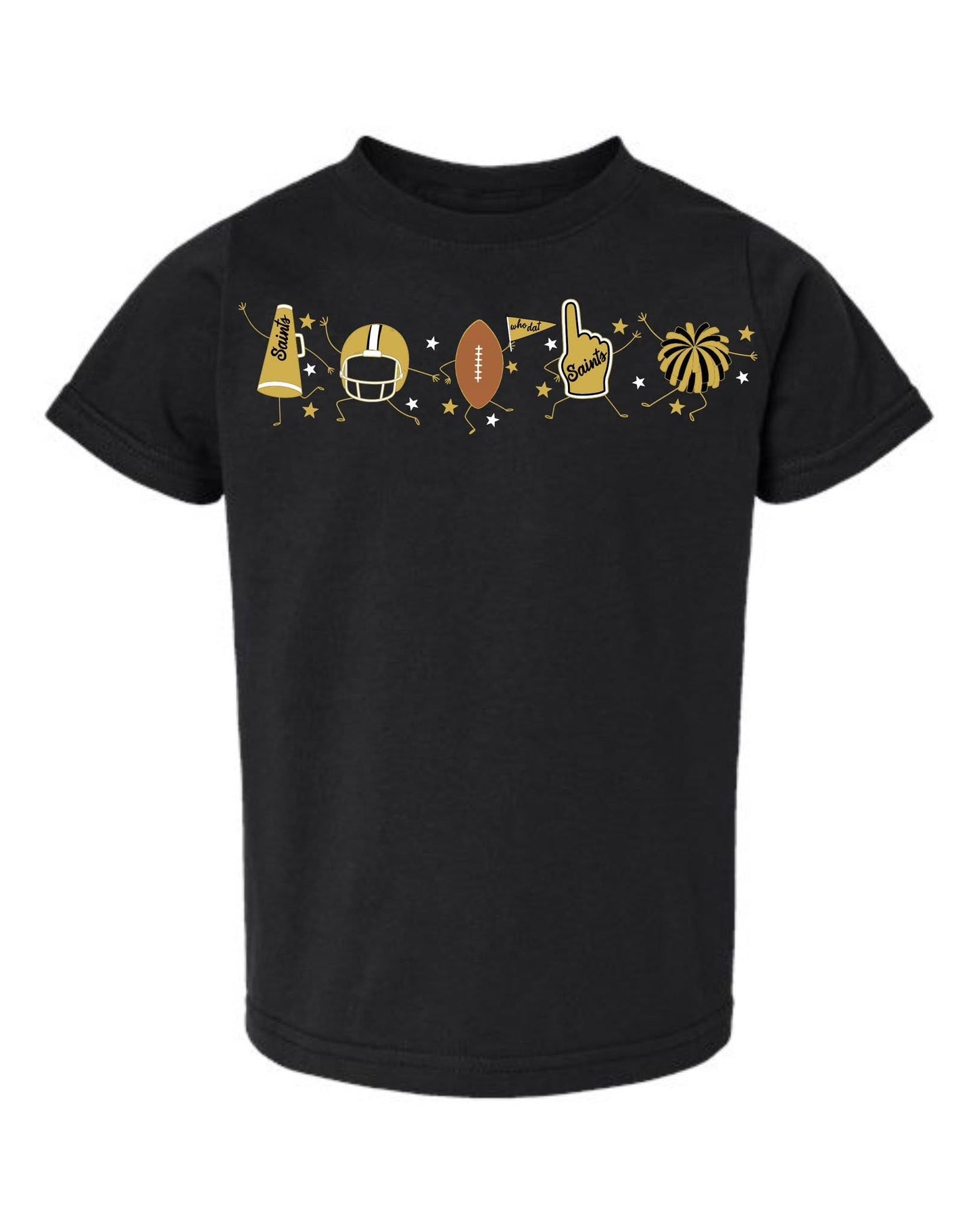 Spirit Squad Kids, Black & Gold