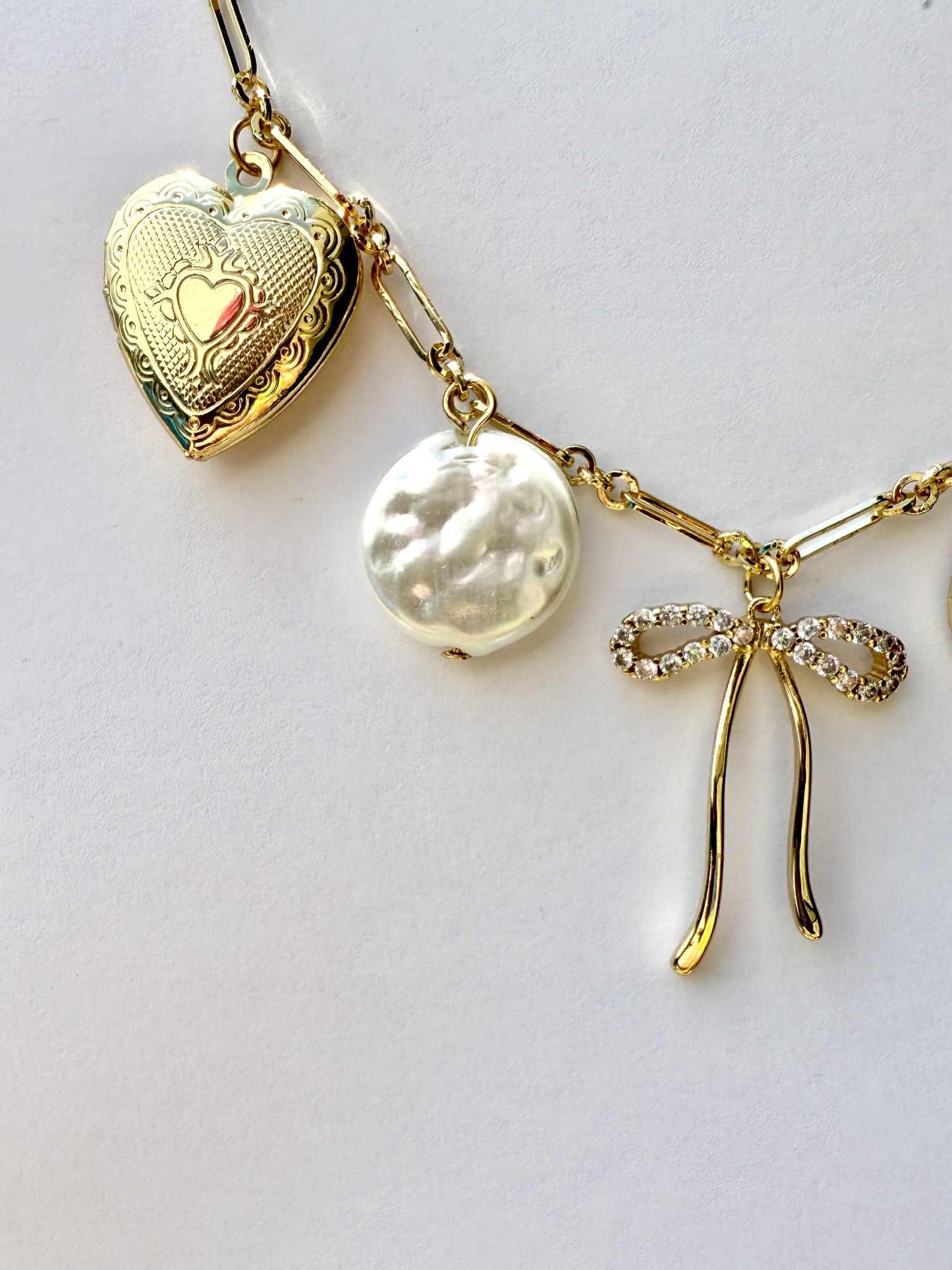 Charm Link Chain Necklace
