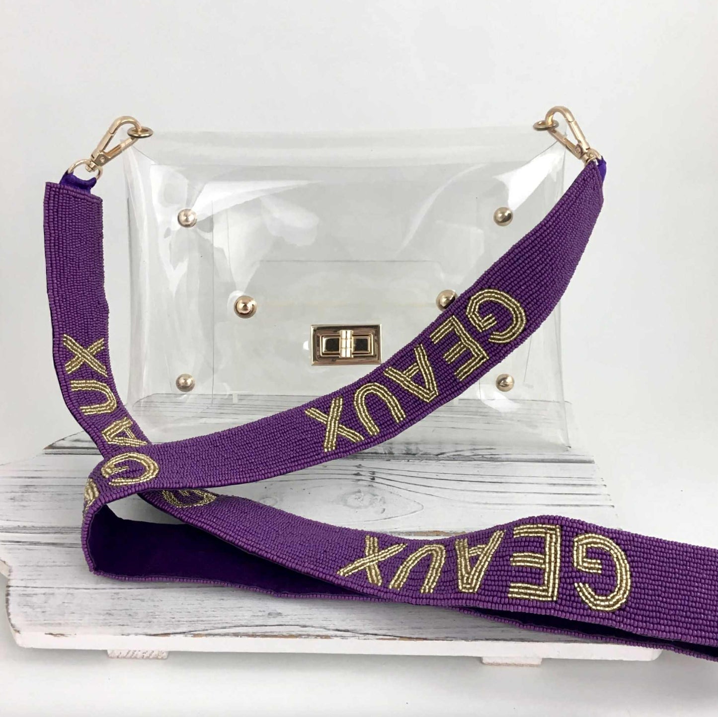 Clear Bag with Geaux Strap
