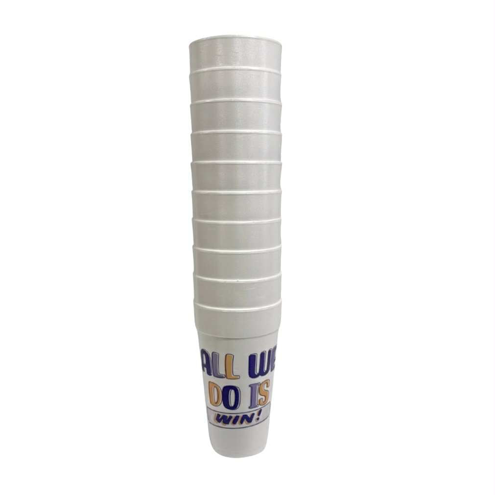 All We Do is Win Foam Cup Set