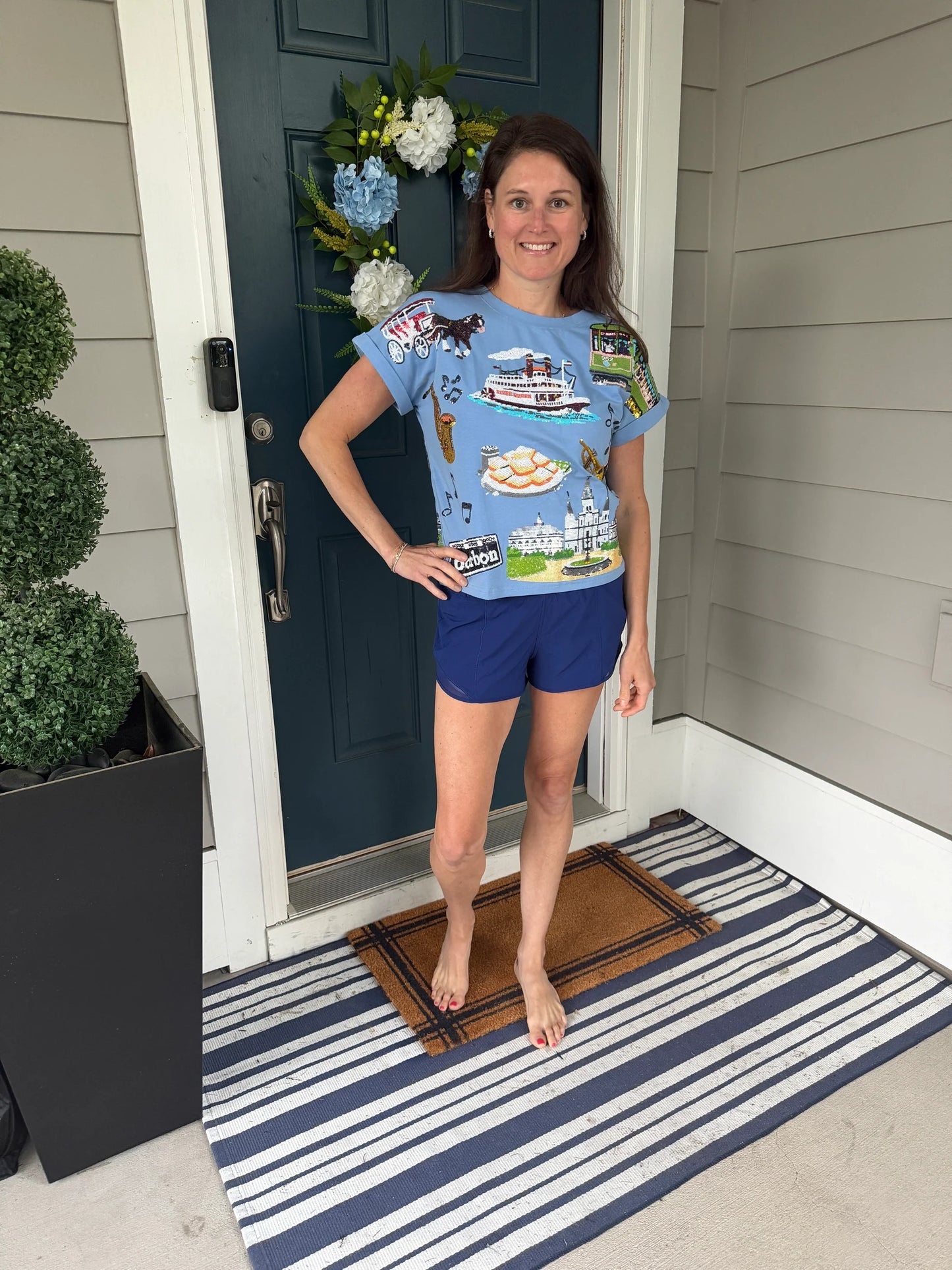 NOLA Icons Sequin Tee