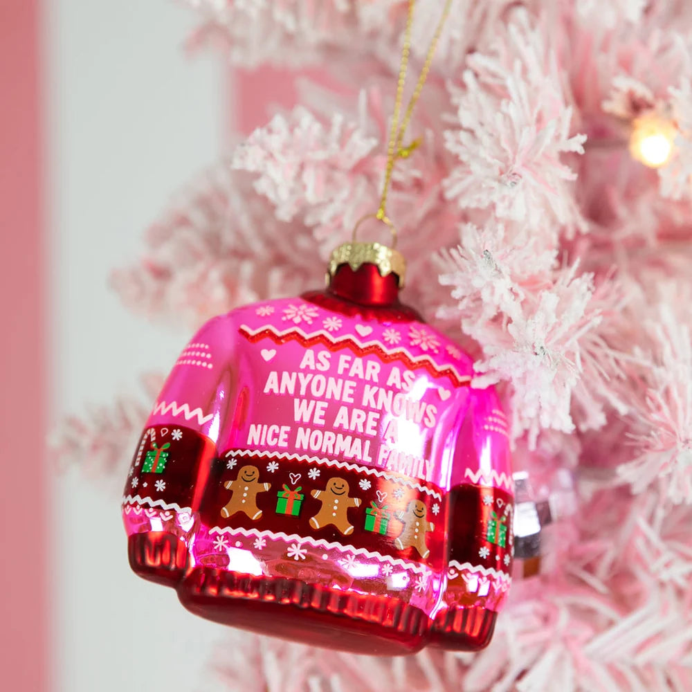 Normal Family Sweater Ornament