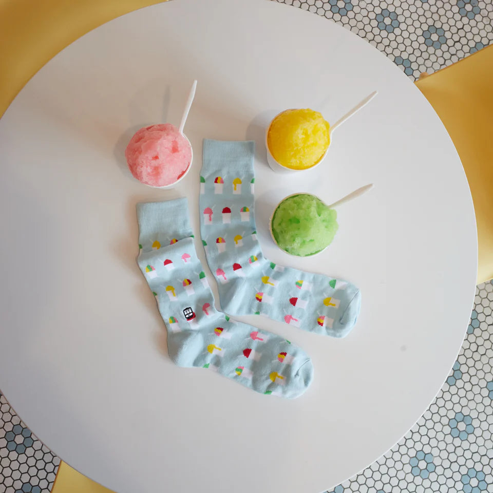 Snoball Socks, Blue