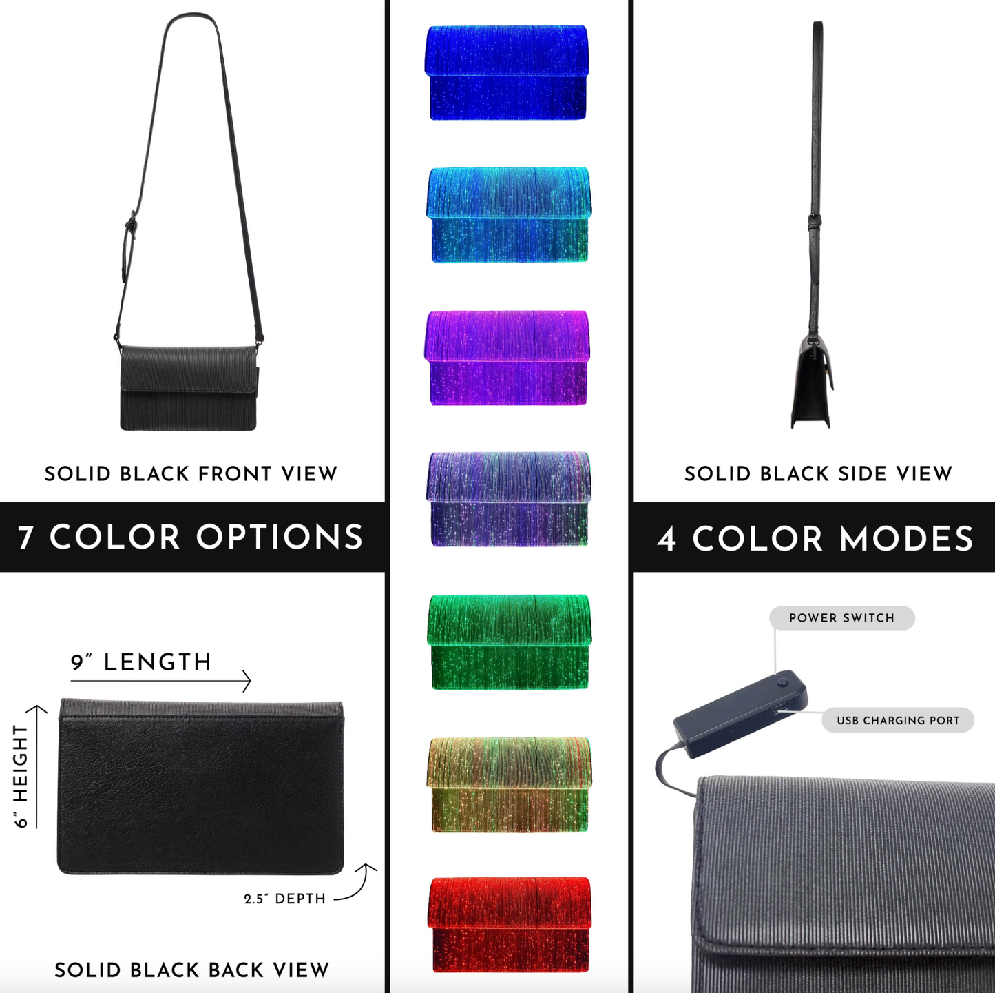Light-Up LED Handbag