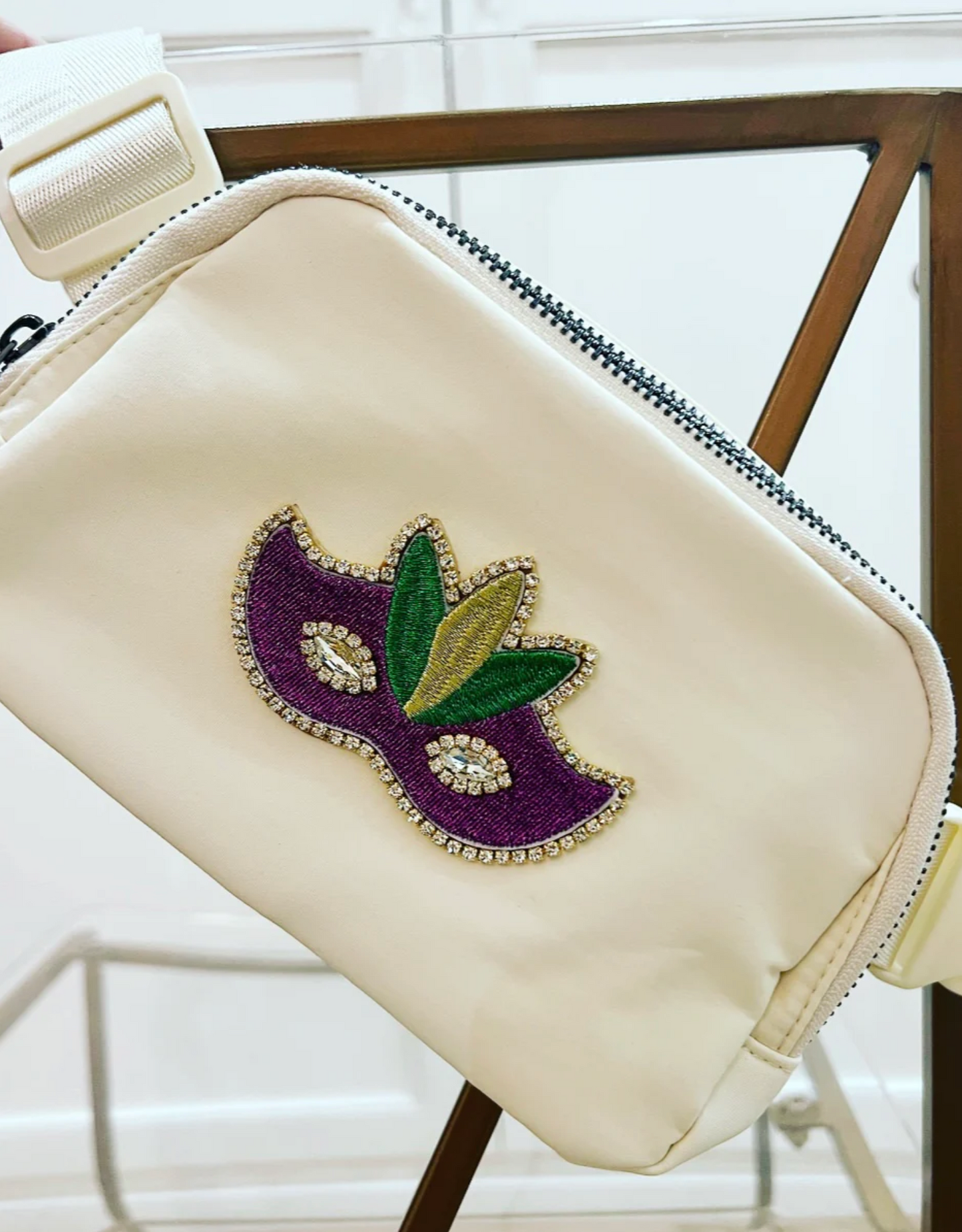 Mardi Gras Mask Fanny Pack