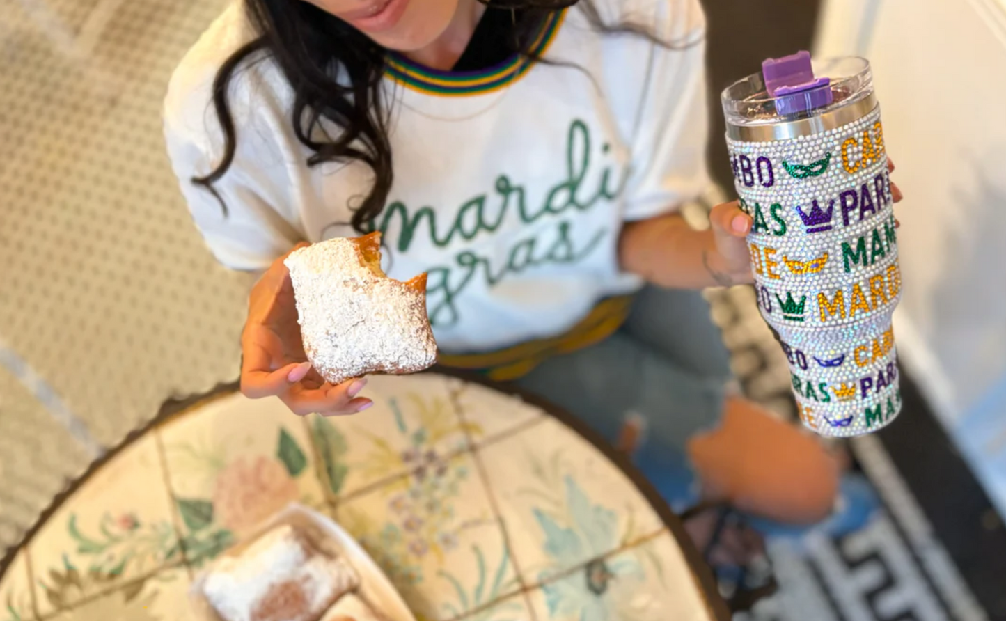 Mambo Carnival Rhinestone Tumbler