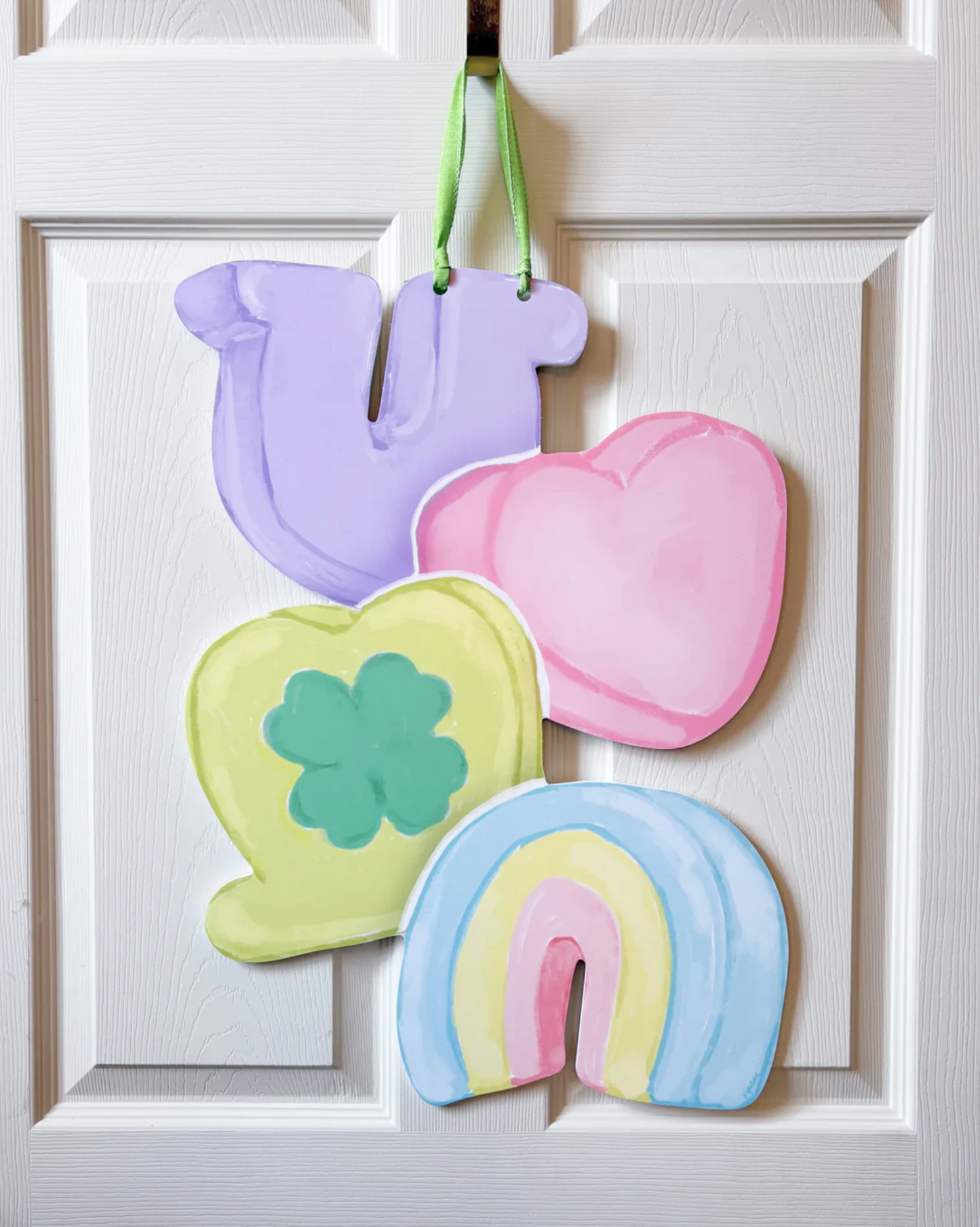 Lucky Marshmallows Door Hanger