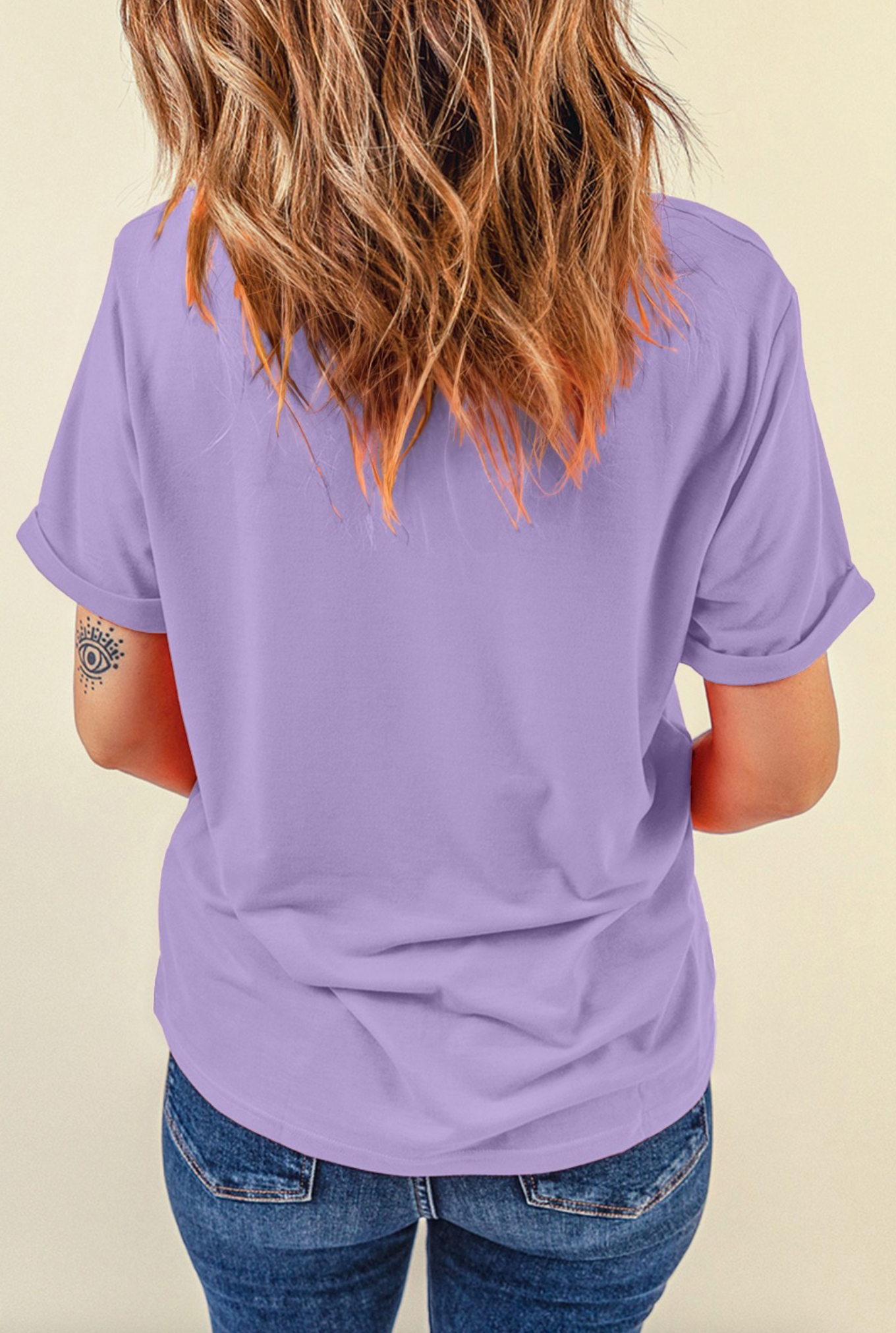 Sequin Mardi Gras Bow Cuff Sleeve Top