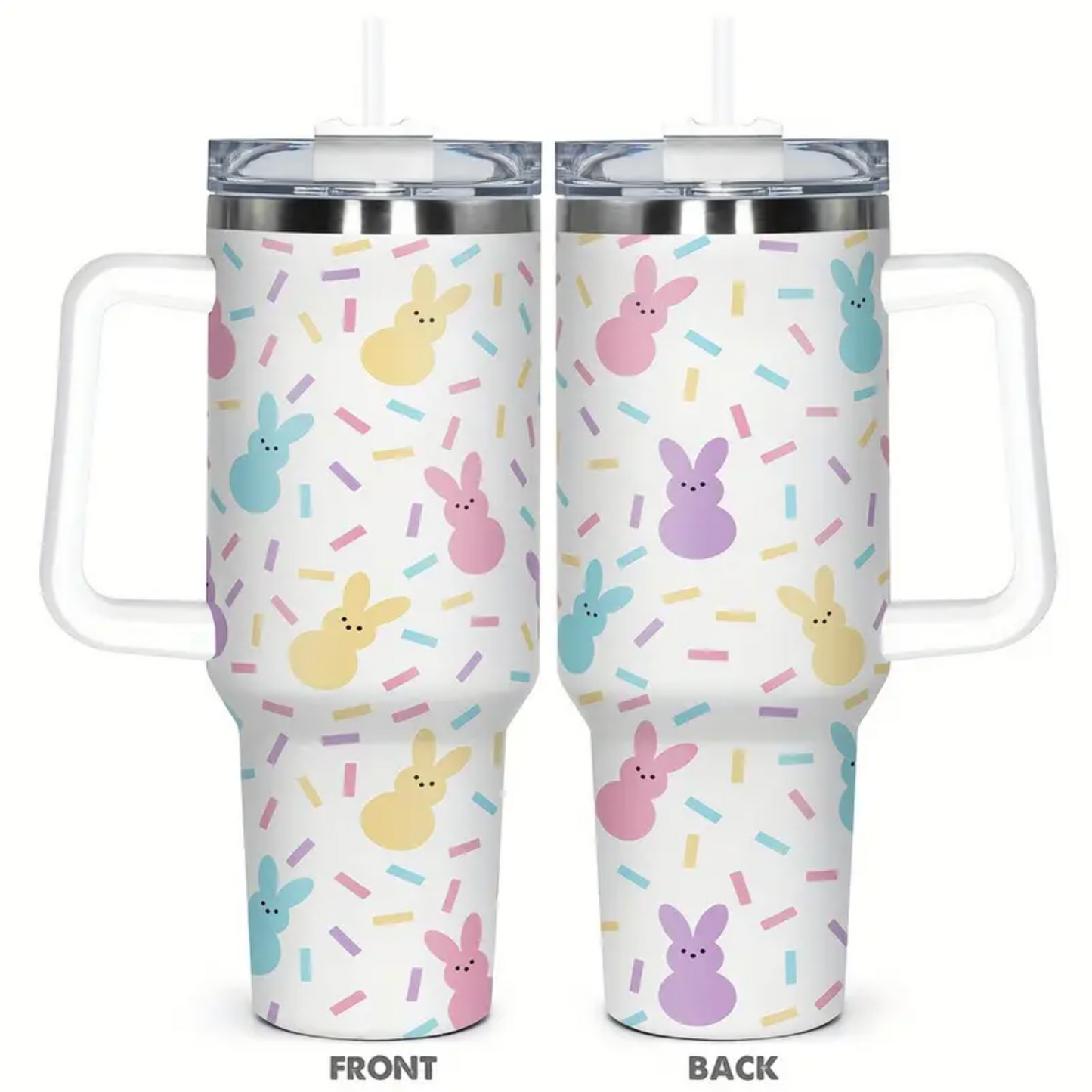 Bunny Sprinkle Tumbler, 40 oz