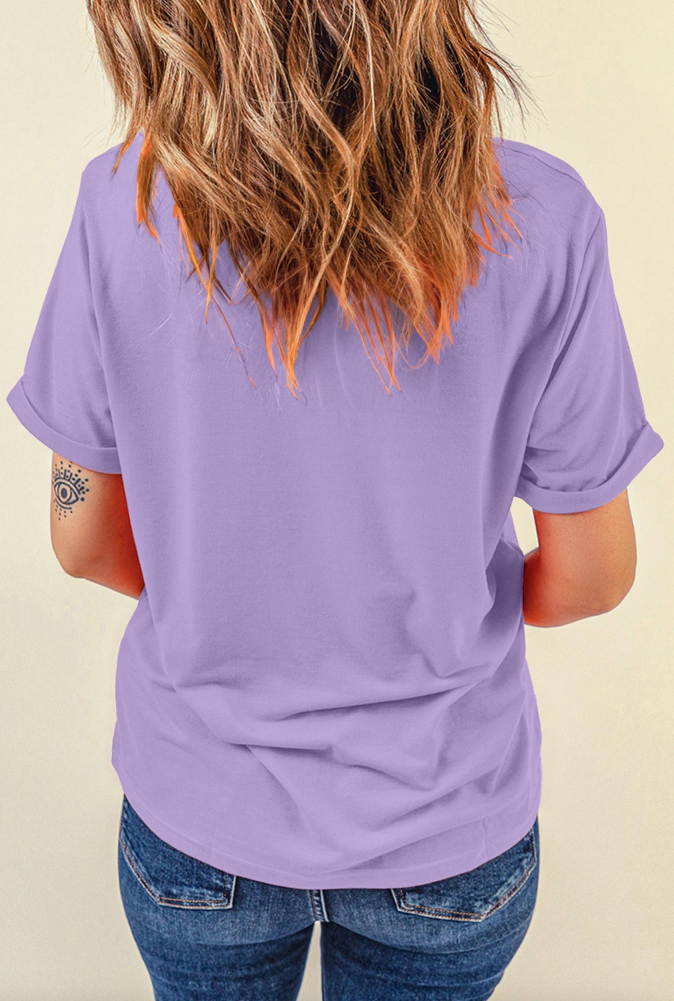 Bunny Sequin Cuff Sleeve Top