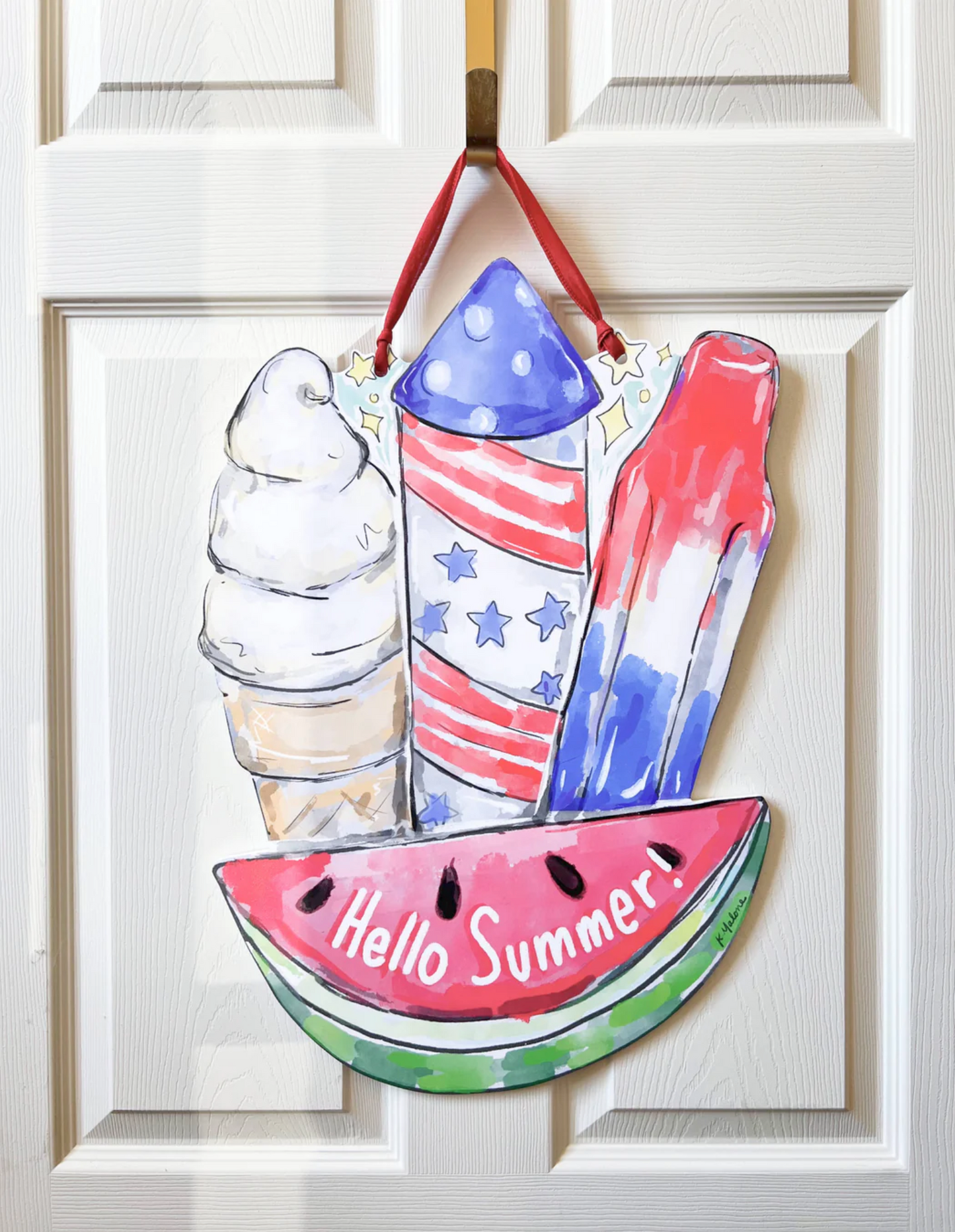 Summer Treats Door Hanger