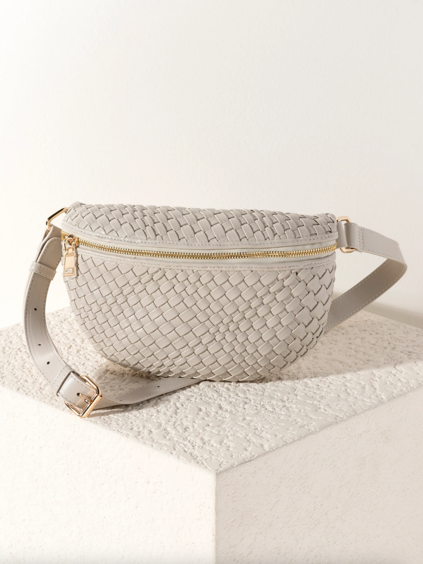 Woven Sling Bag, Stone