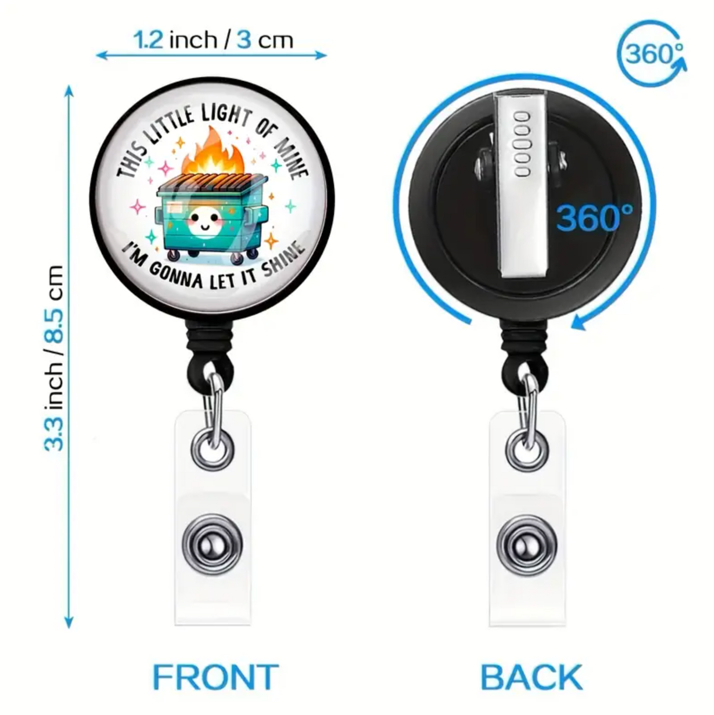 This Little Light Badge Holder