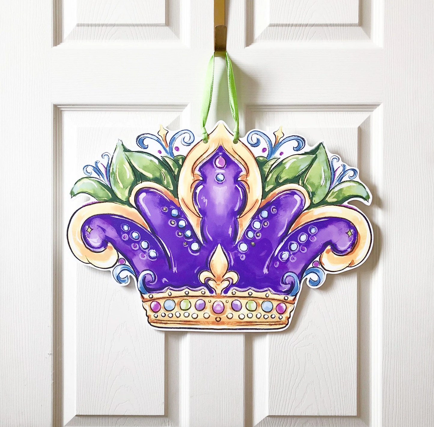 Carnival Queen Crown Door Hanger