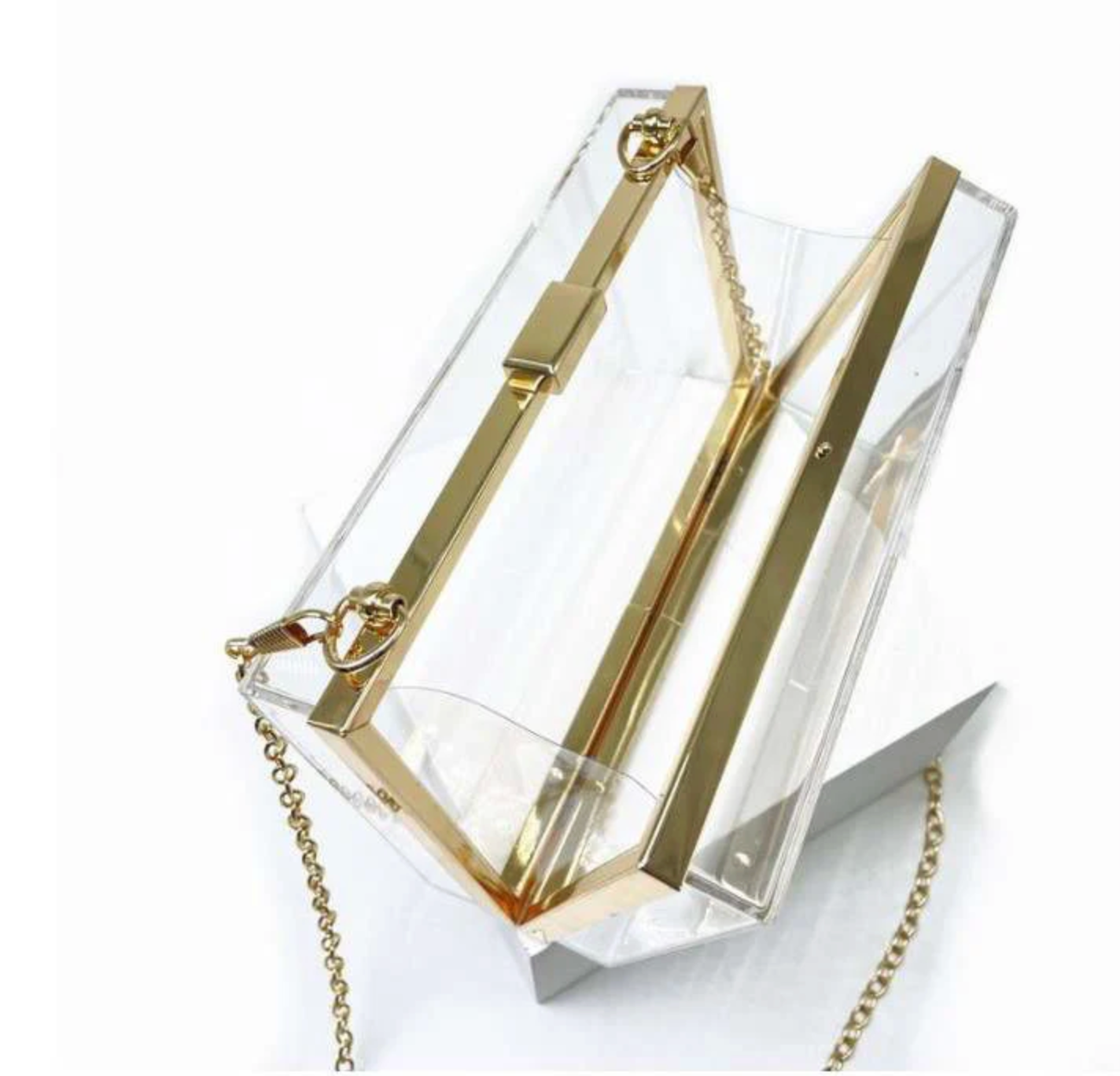 Acrylic Rectangle Clear Bag