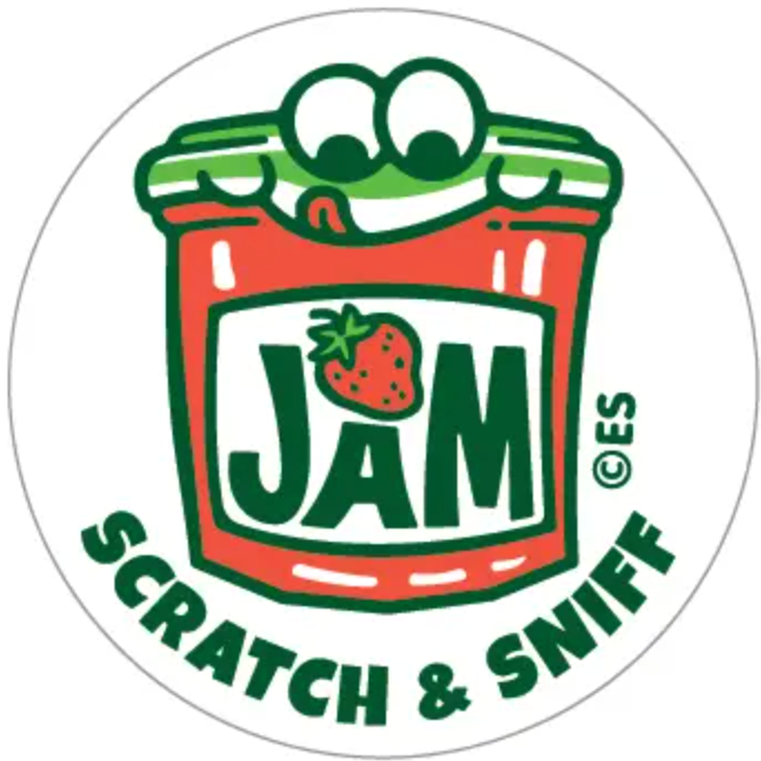 Strawberry Scratch & Sniff Stickers