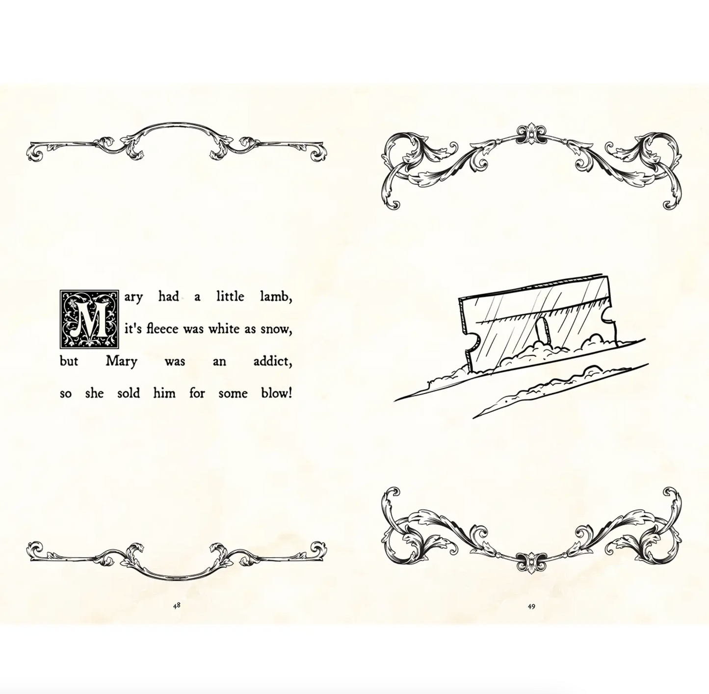 Adult Nursery Rhymes Book