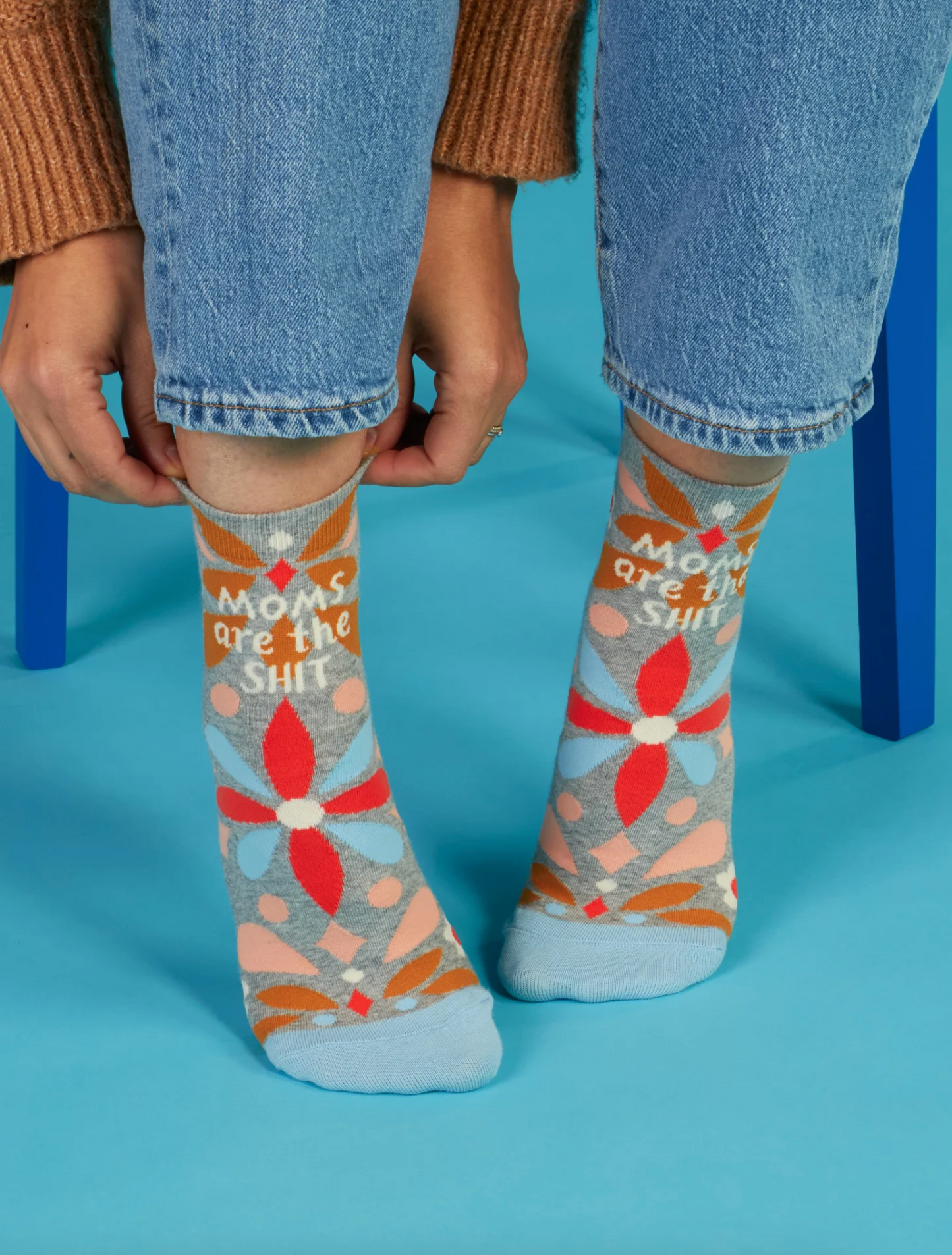 Moms are the Shit Ankle Socks