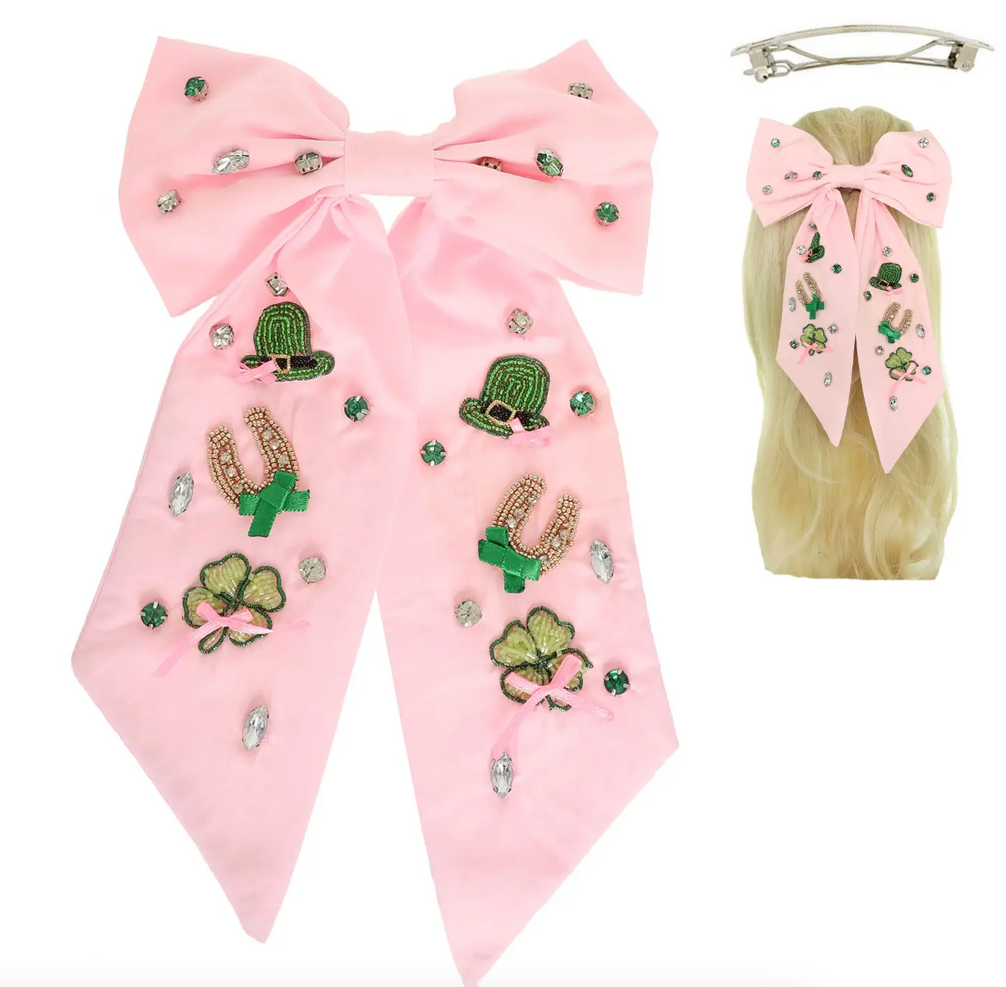 Mardi Gras Icons Hair Bow