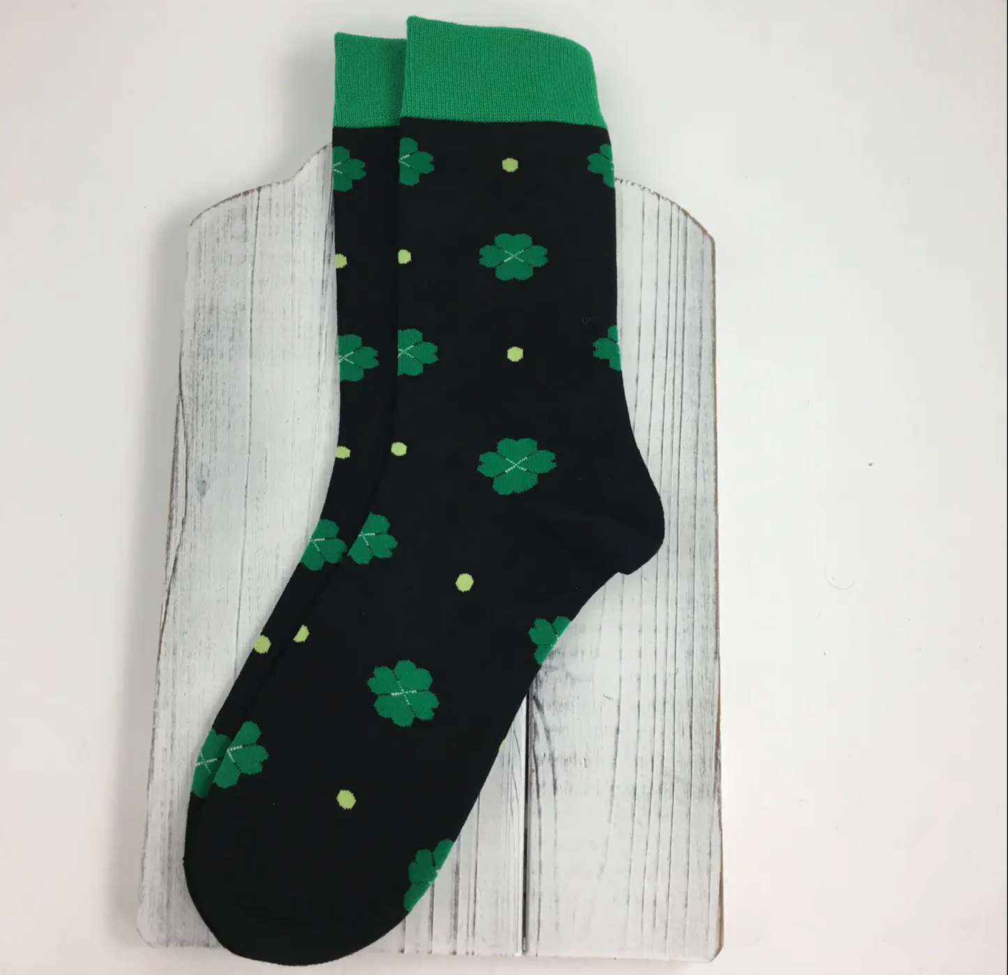 Clover and Polka Dot Socks