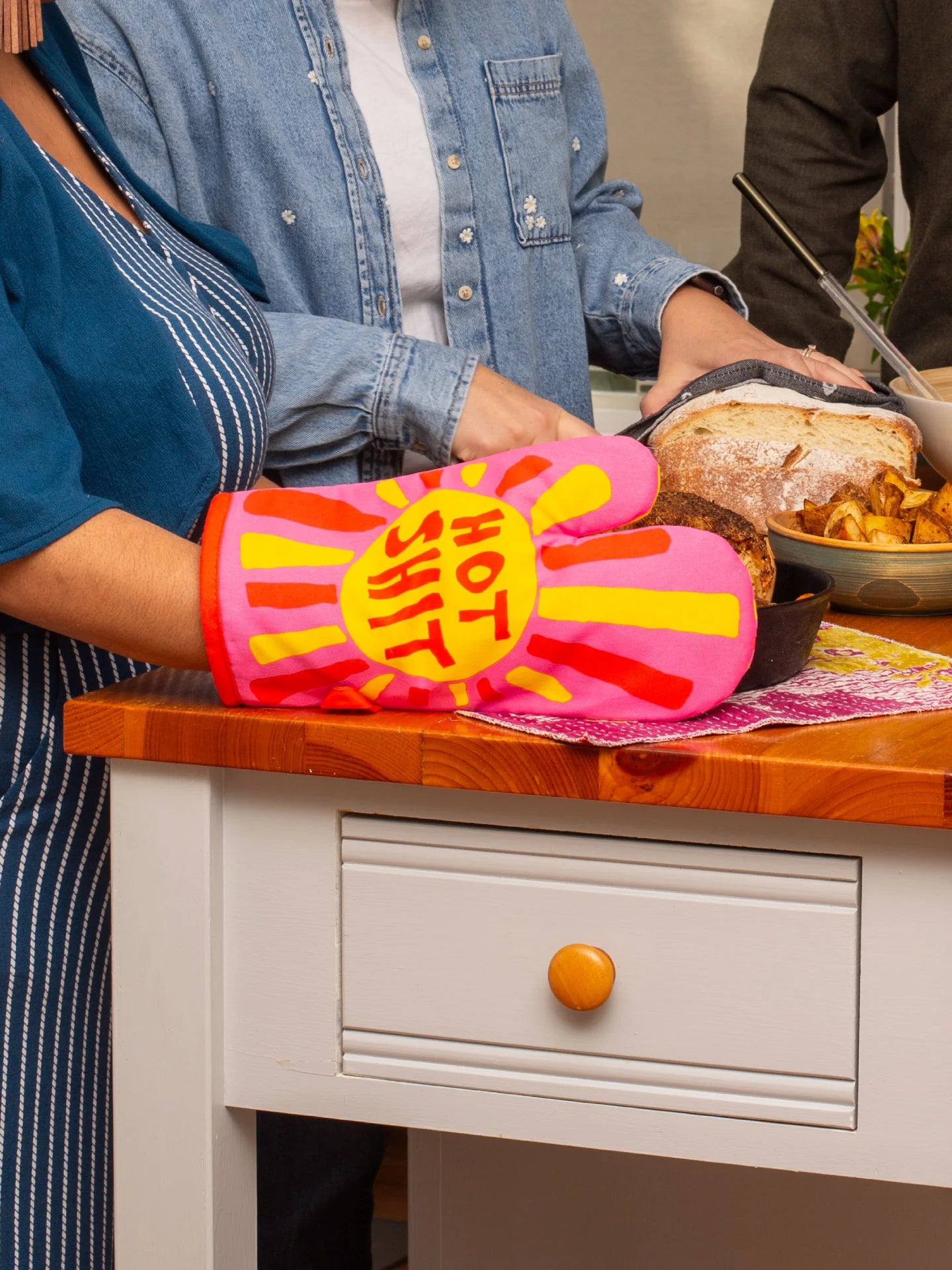 Hot Shit Oven Mitt