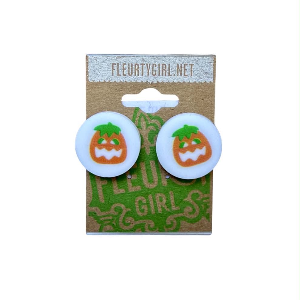 Halloween Sugar Cookie Stud Earrings