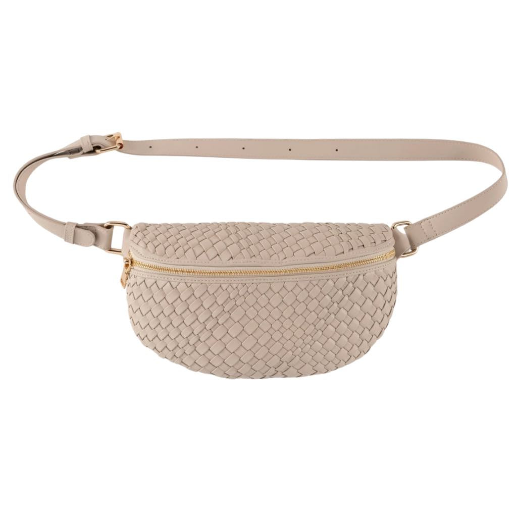 Woven Sling Bag, Stone
