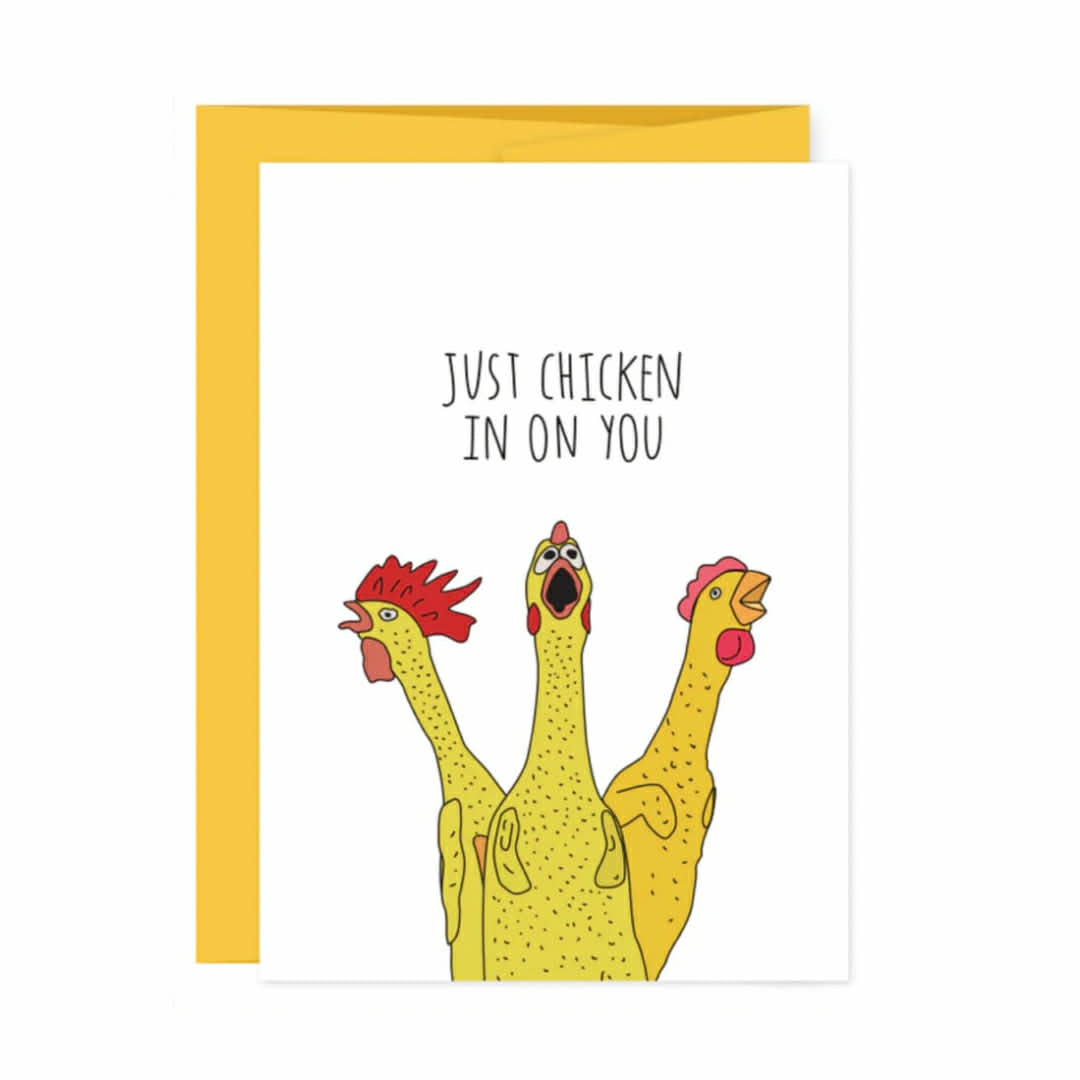 Just Chicken In Card