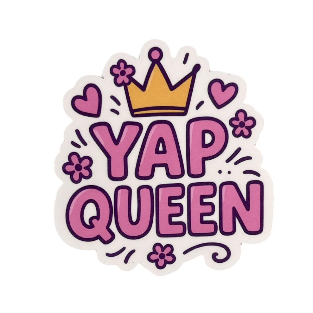 Yap Queen Sticker