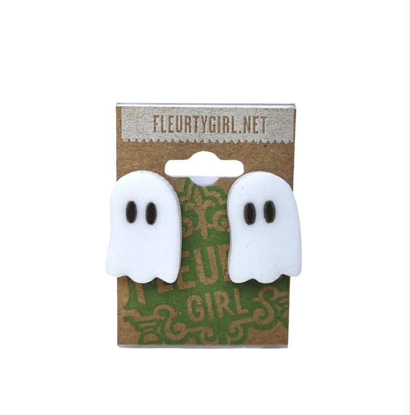 Ghost Stud Earrings