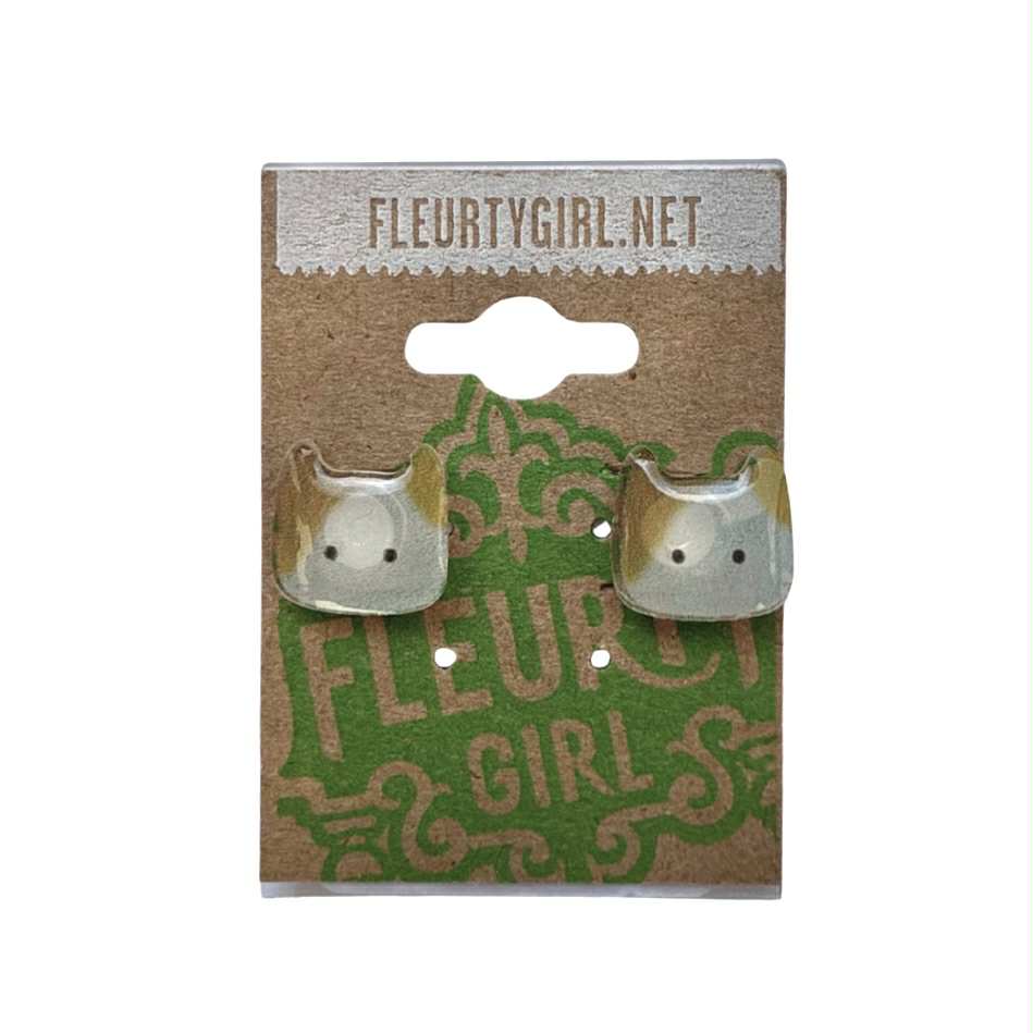 Cat Stud Earrings