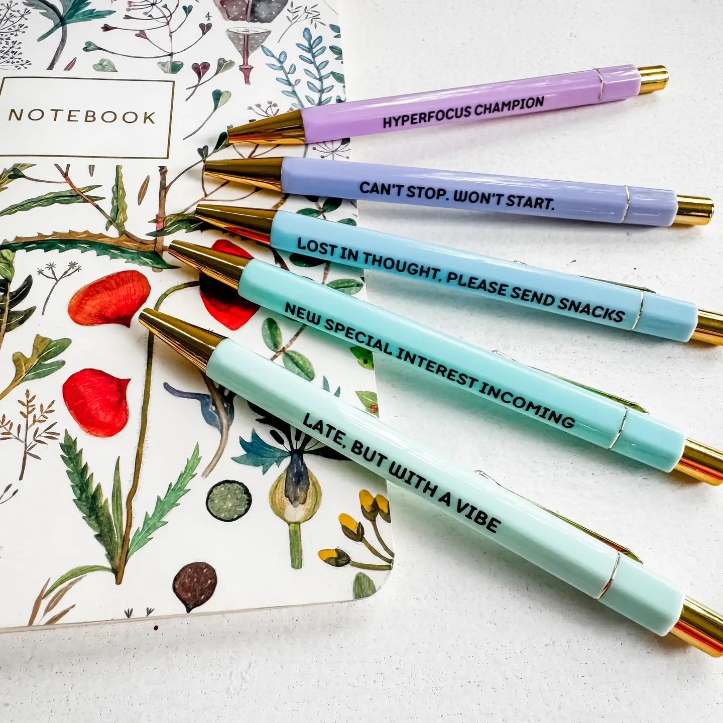 ADHD Girlie Pen Set
