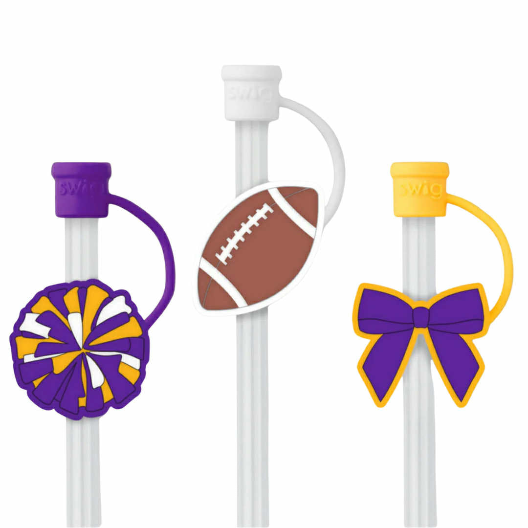 We've Got Spirit Straw Toppers (3 pack)