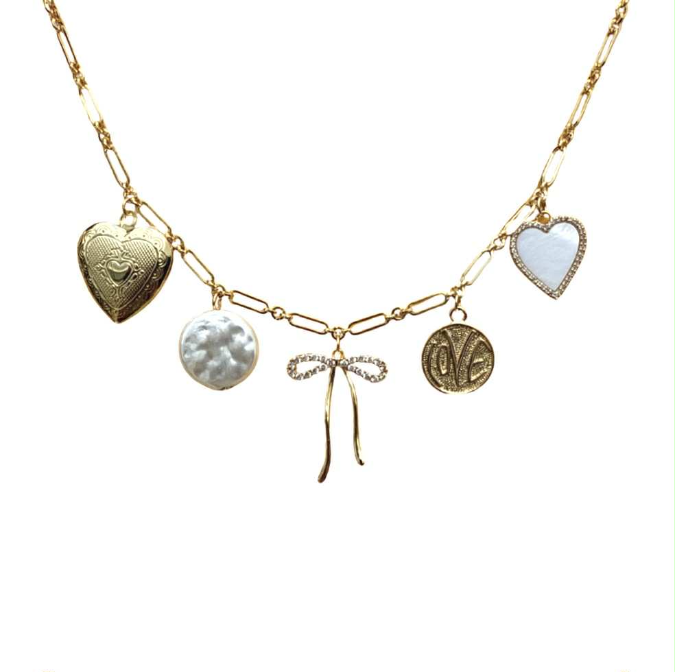 Charm Link Chain Necklace