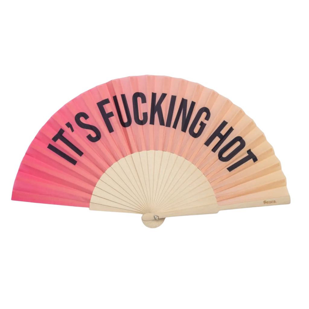 Fucking Hot Hand Fan, Sunset Ombre