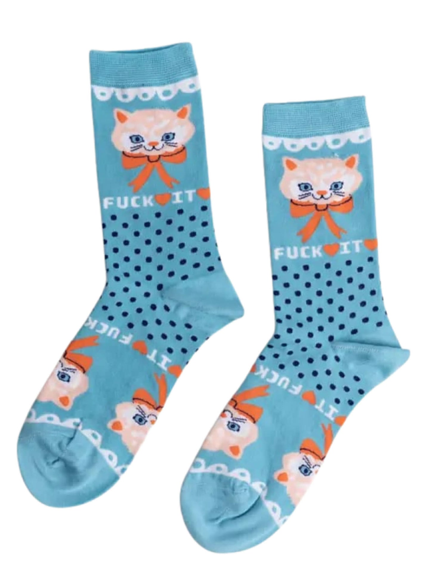Fuck it Kitty Socks