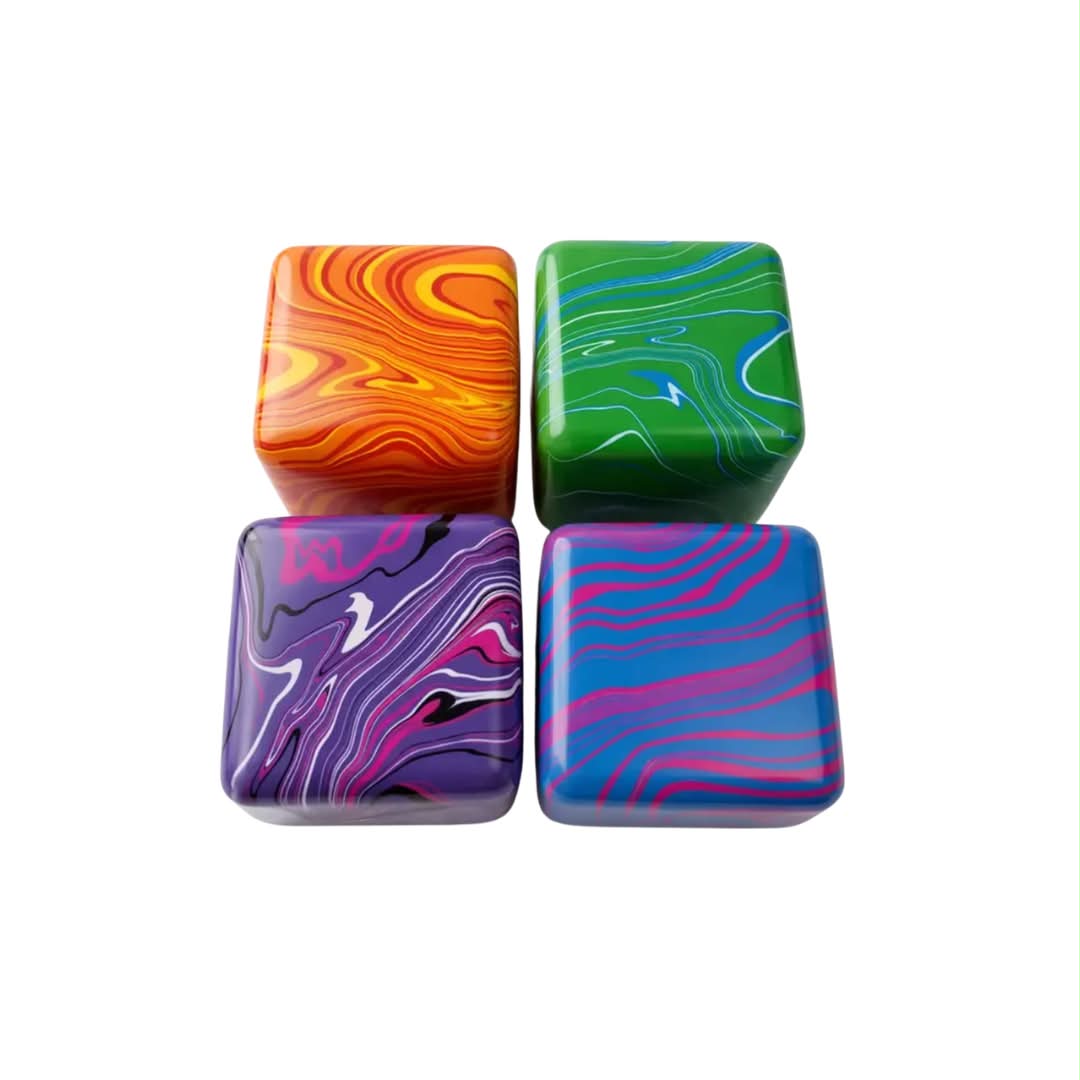 Squish Cube, Tie Dye