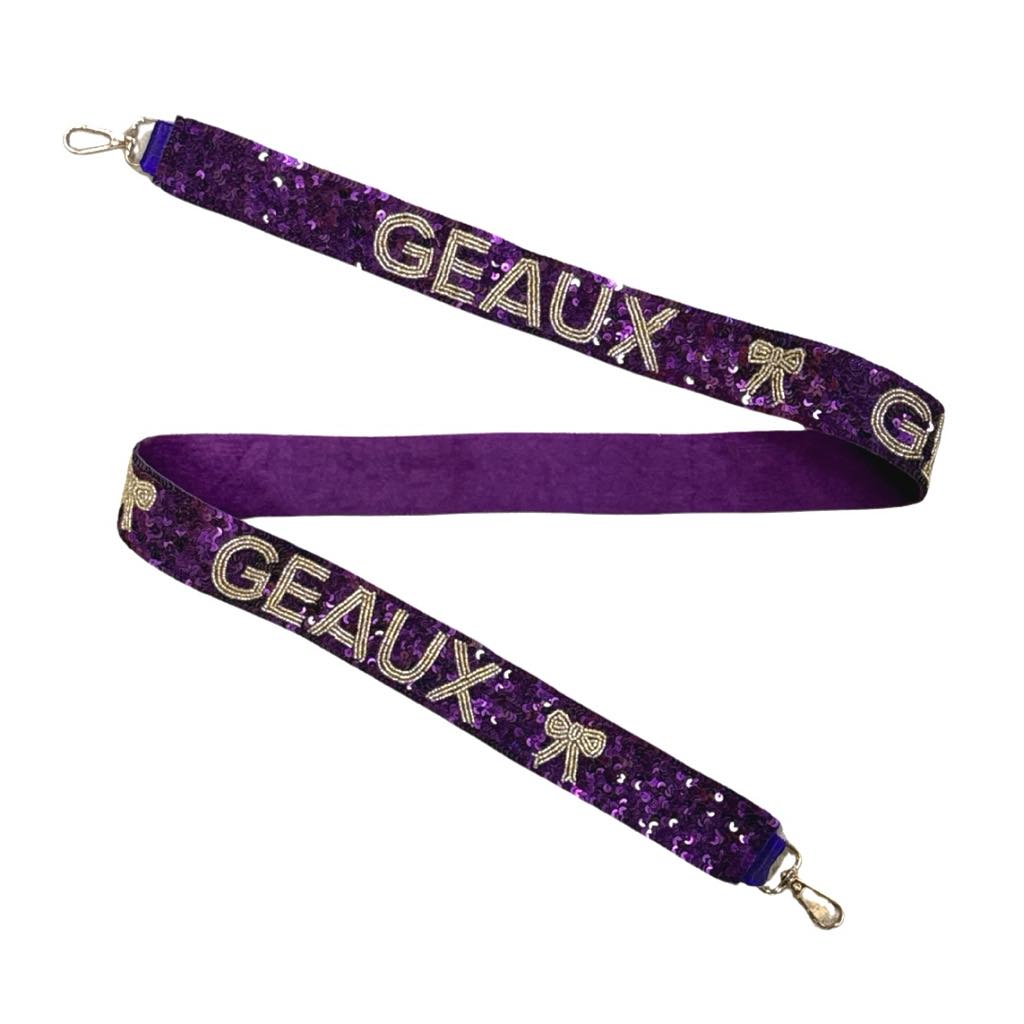 Geaux Coquette Sequin Purse Strap