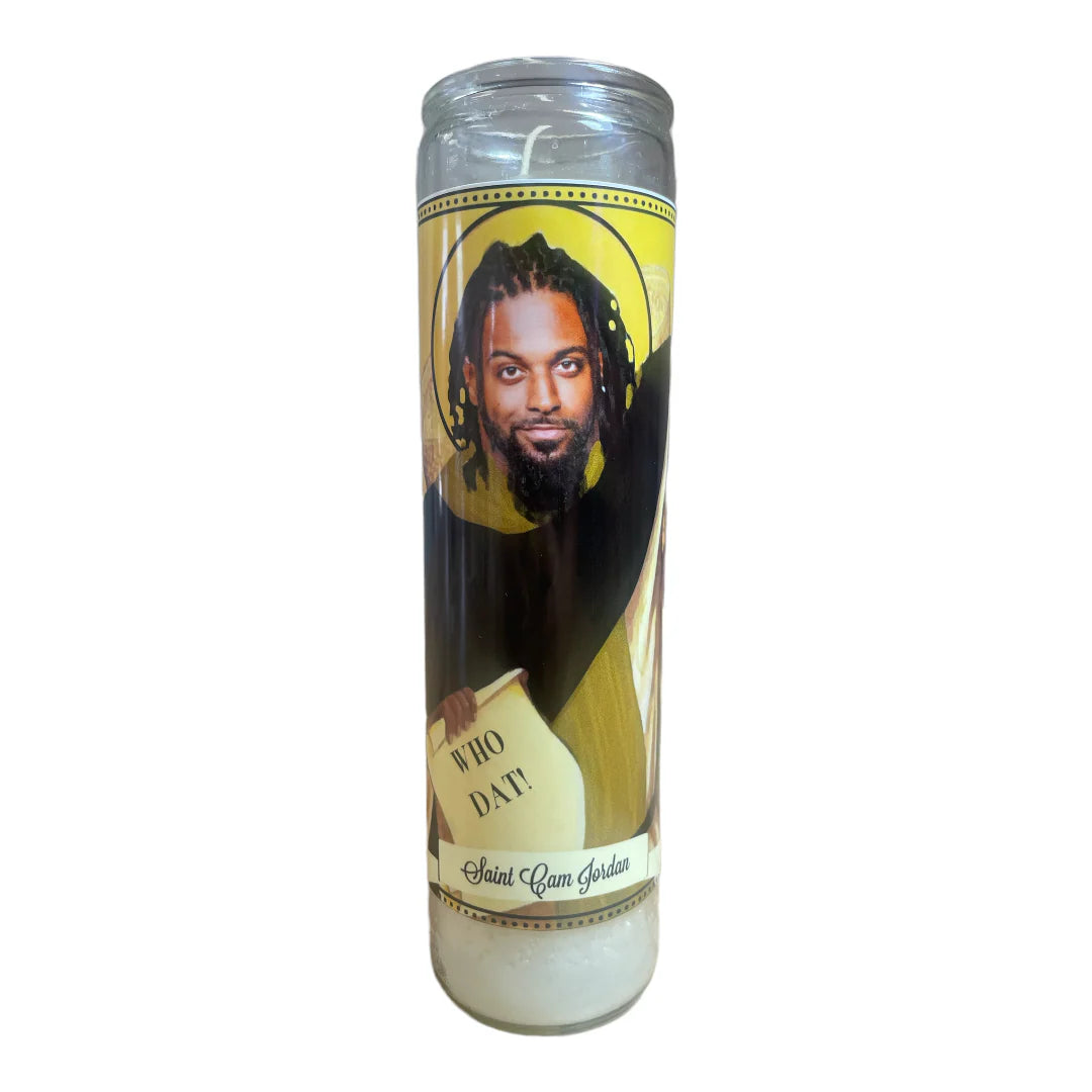 Cam Jordan Saint Candle