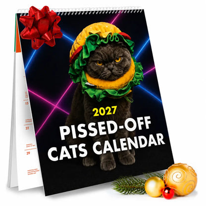 Pissed Off Cats Calendar, 2027
