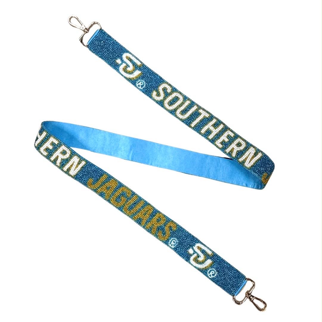 Southern Jaguars Beaded Purse Strap