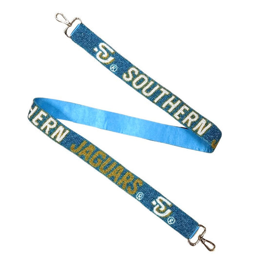 Southern Jaguars Beaded Purse Strap