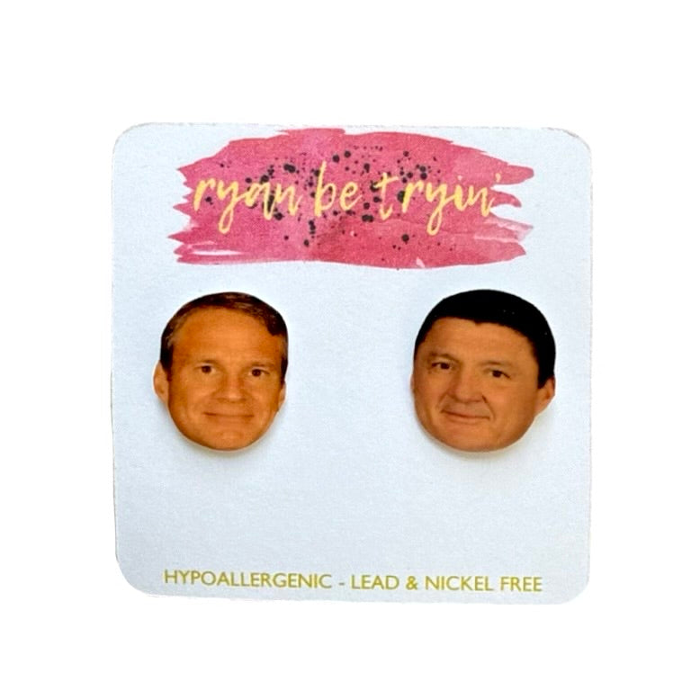 Step Coaches Stud Earrings