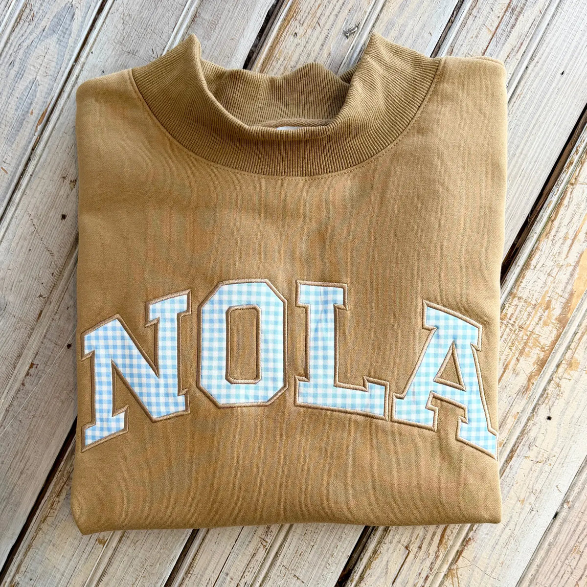 NOLA Varsity Mockneck Sweatshirt